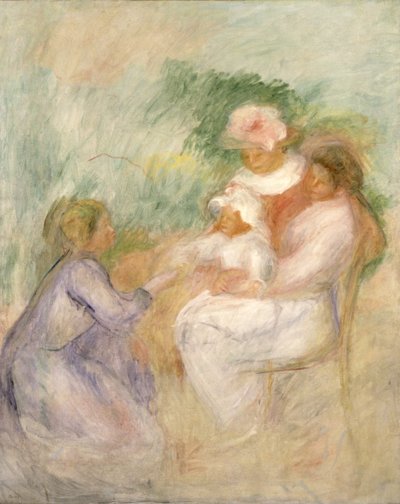 Women and Child, c.1896 by Pierre Auguste Renoir
